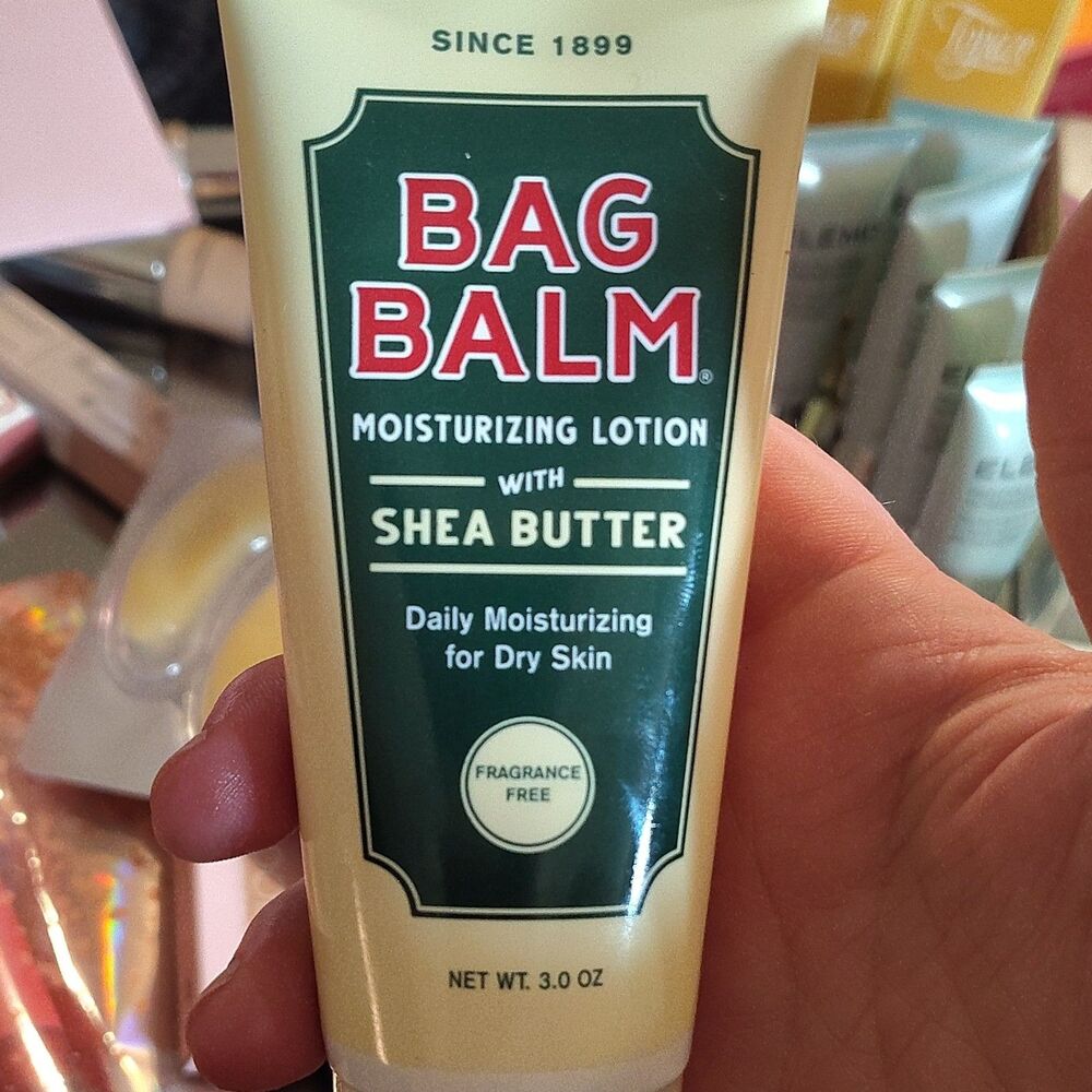 Bag Balm Shea Butter Moisturizing Lotion Fragrance-Free Paraben-Free 3 oz